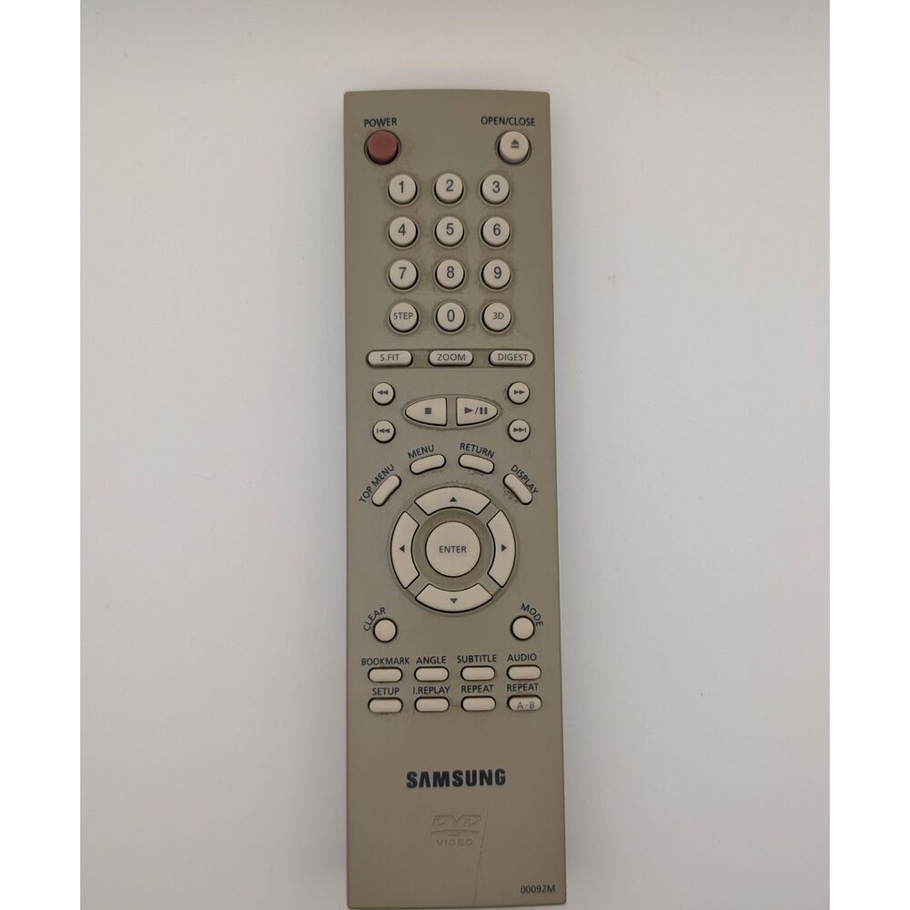 Samsung DVD Remote 00092M -Untested-